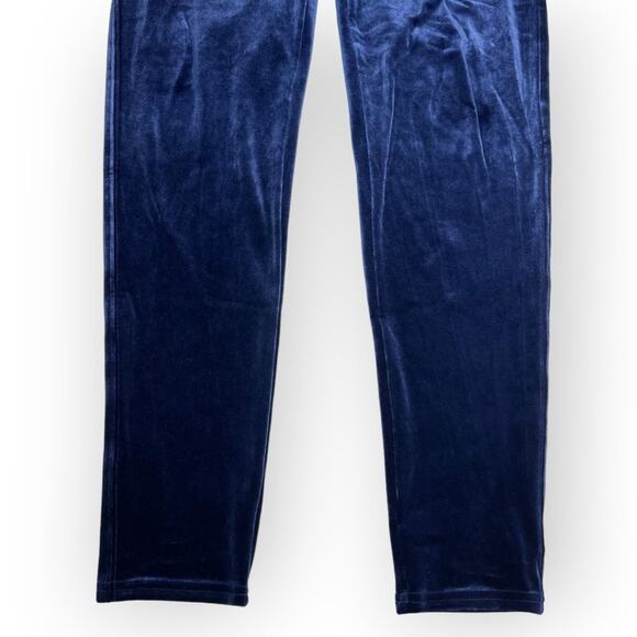 Spanx Velvet Leggings High-Rise Shaping SIZE XL Lapis Night Blue Yoga Pants - Picture 9 of 11